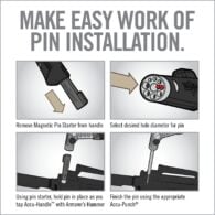 instructions for how to make a pin installation