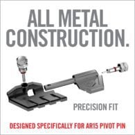 a poster with an image of a machine and the words, all metal construction precision fit designed specifically for