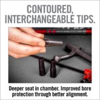 a poster with instructions on how to use an interchangeable tip