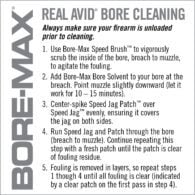 the instructions for how to clean your brach