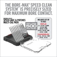 the bore - max speed clean system is precisely sized for maximum bore contact