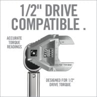 an advertisement for a tool that says,'12 / 2 drive compatible '