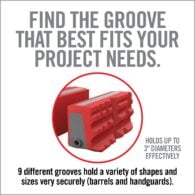 a red object with the words find the grovee that best fits your project needs