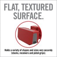 a poster with the words flat, textured surface
