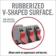 an ad for rubberized v - shaped surface