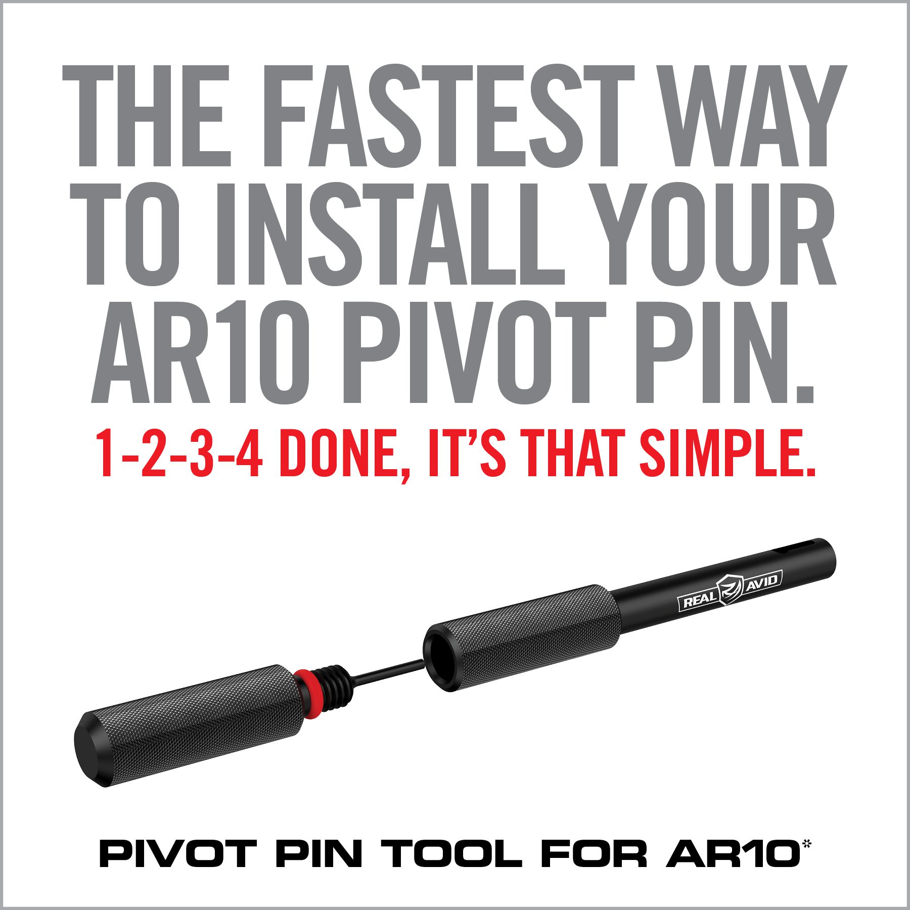 an ad for pivot pin tool