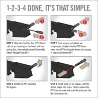 instructions on how to use the pff machine gun