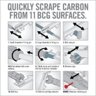 instructions on how to use a quick scraper
