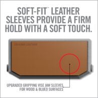 a poster with instructions for how to use the soft - fit leather sleeves