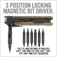 the 3 position locking magnetic bit driver