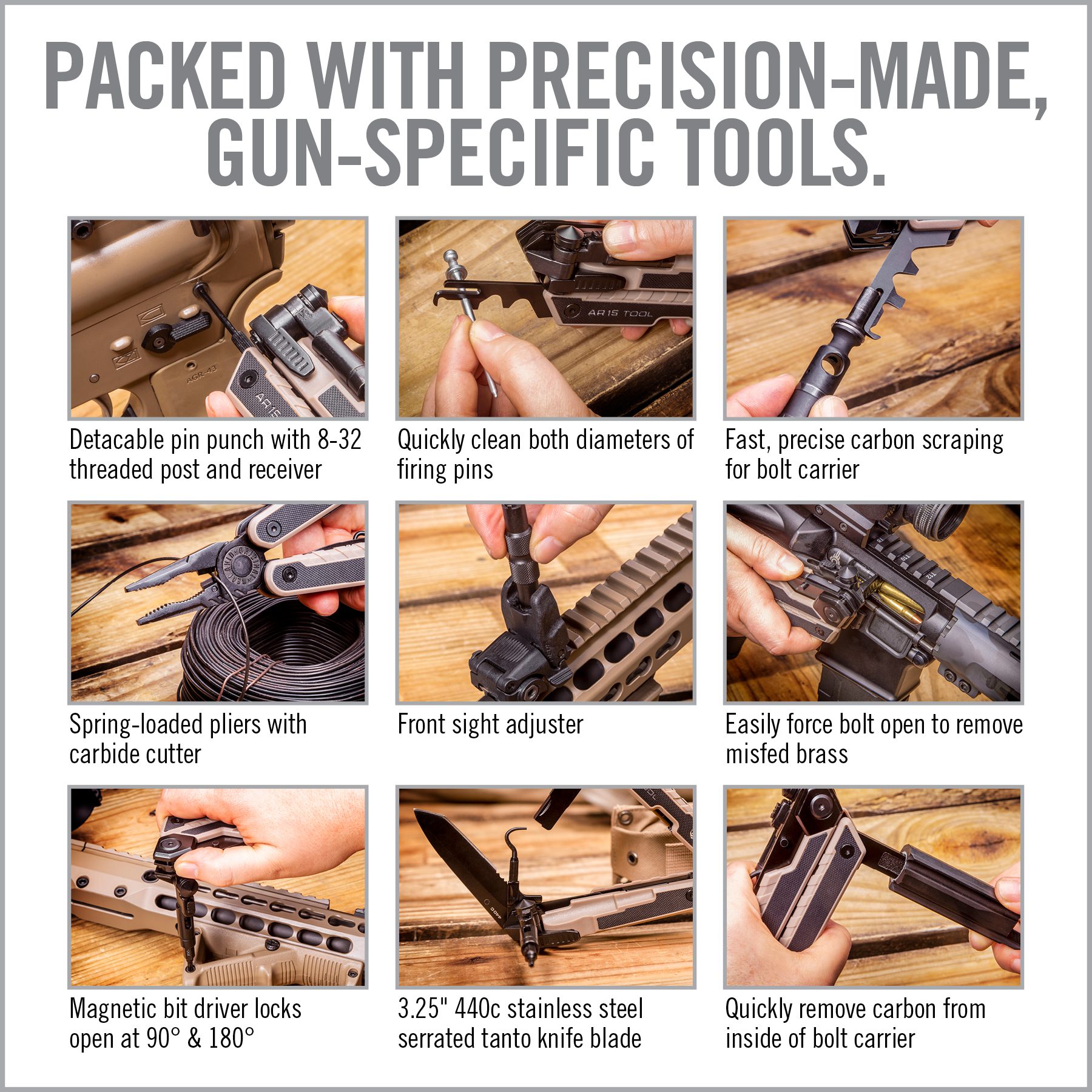 the instructions for how to make a gun - specific tool