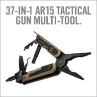 a multi - tool with the words 37 - in - 1 ar 15 tactical gun multi -