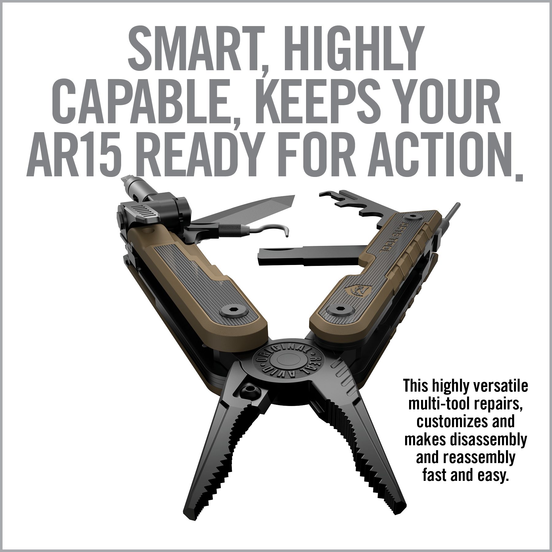 an advertisement for swiss army knifes with the caption smart, highly capable, keeps your art ready