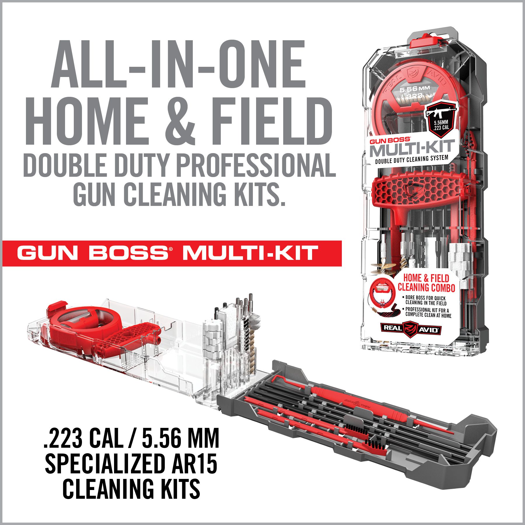 the gun boss multi - kit includes all in one home and field