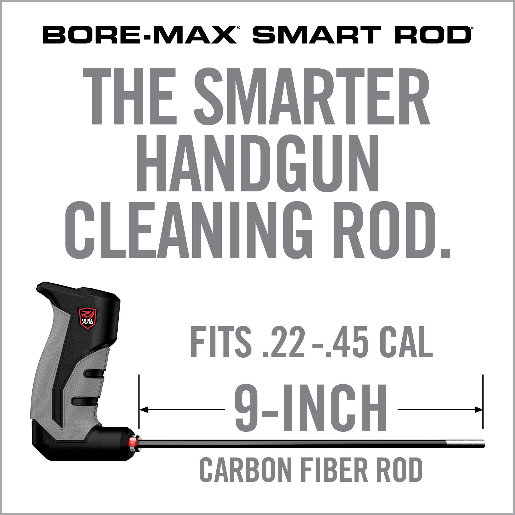 the smart hand gun cleaning rod is shown