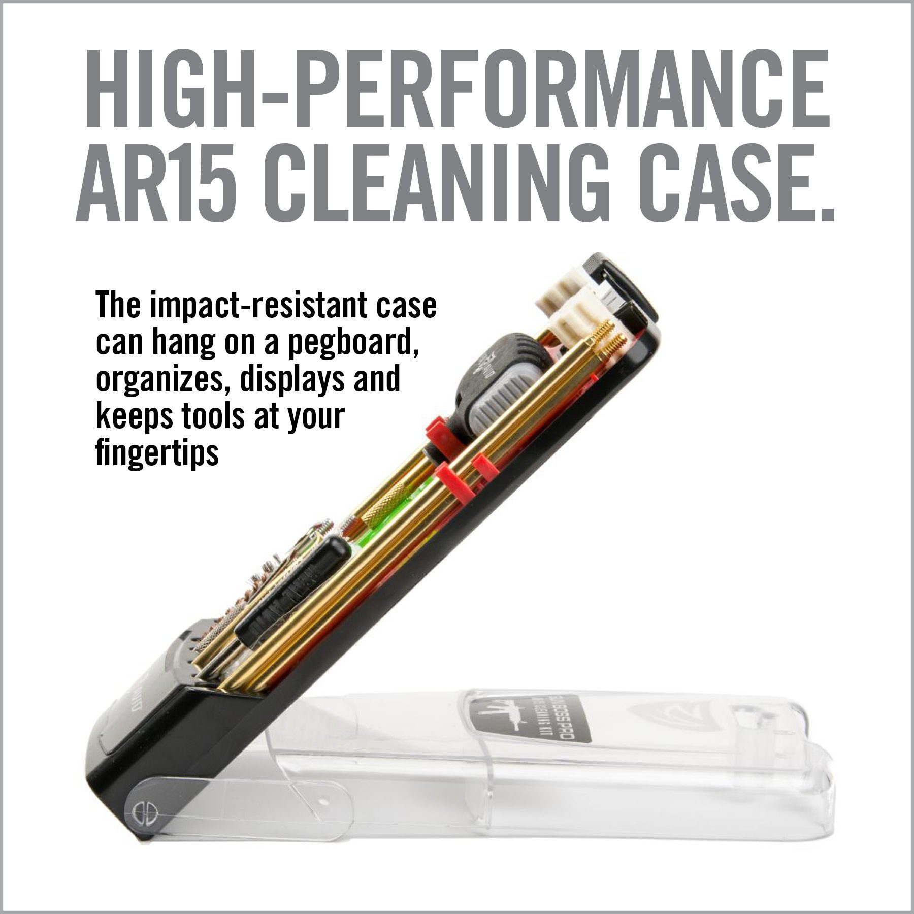 an advertisement for high - performance art cleaning case