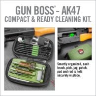 the gun boss ak7 compact and ready cleaning kit