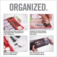 the instructions for organizing tools in a plastic case