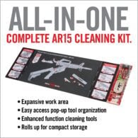 a poster with instructions on how to clean an ar - 15