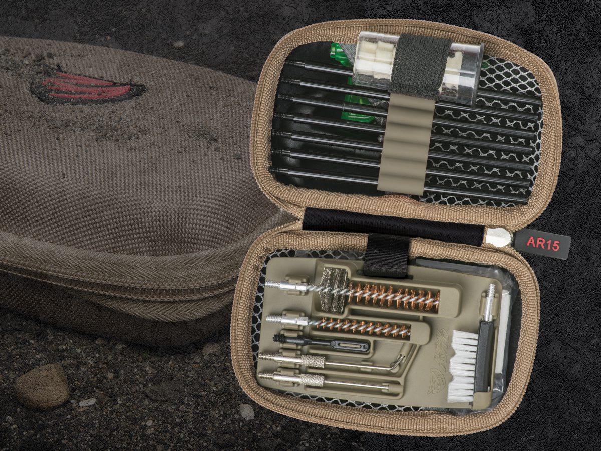 an open case with tools inside on the ground